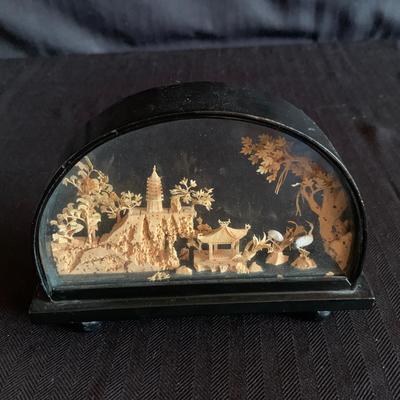 CloisonnÃ© Vase with Gilded Hand Painted Asian Decor (LR-HS)