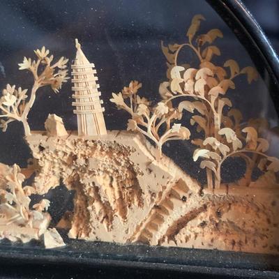 CloisonnÃ© Vase with Gilded Hand Painted Asian Decor (LR-HS)