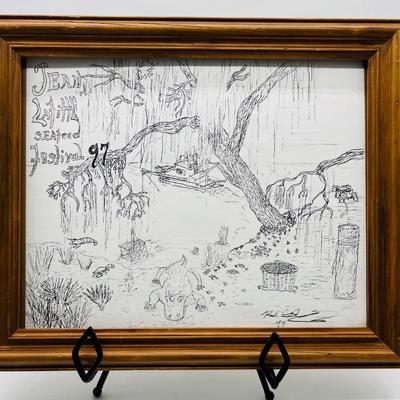 LOCAL ART~ Jean Lafitte  Seafood Festival 97