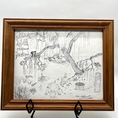 LOCAL ART~ Jean Lafitte  Seafood Festival 97