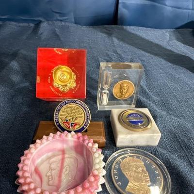 Lot 68 variety of JFK collectibles 