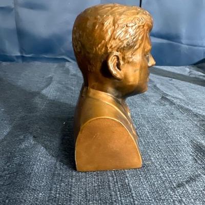 Lot 85 vintage metal bank John F Kennedy first national bank of mount prospect