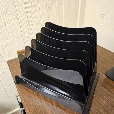 Assorted Office Supplies & Two Lamps (BO-JS)