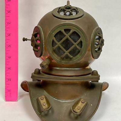 Copper & Brass Small Decorative Replica Deep Sea Diver's Helmet