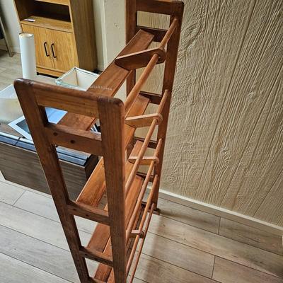 Wooden Six Shelf CD Rack (BO-JS)