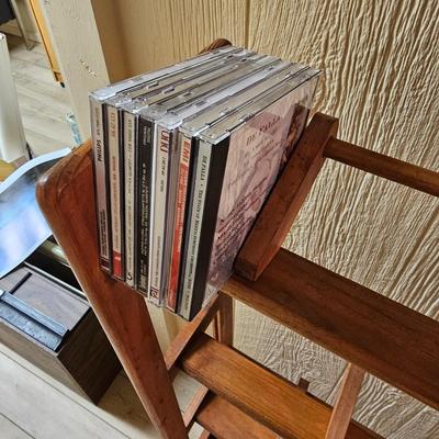 Wooden Six Shelf CD Rack (BO-JS)