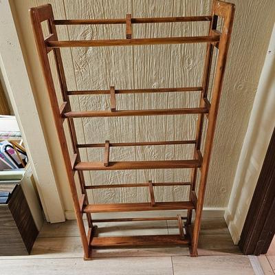 Wooden Six Shelf CD Rack (BO-JS)