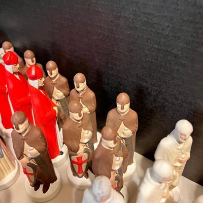 Vintage Ceramic Chess Set