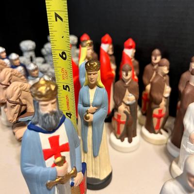 Vintage Ceramic Chess Set