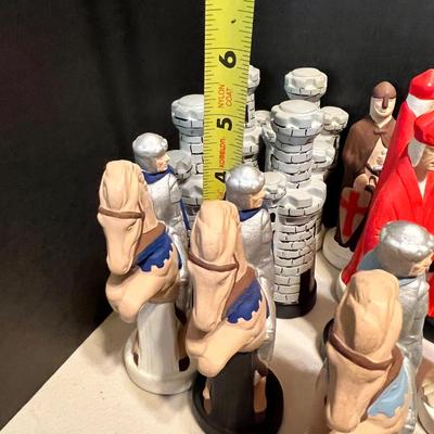 Vintage Ceramic Chess Set
