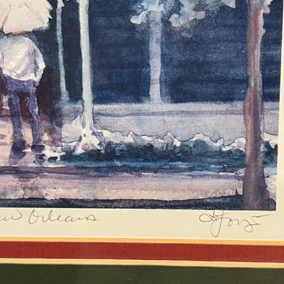 ANN DELORGE "UPTOWN NEW ORLEANSâ€ SIGNED & Numbered