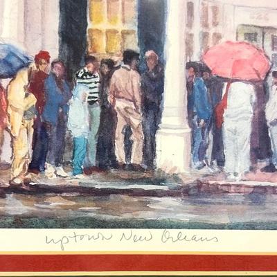 ANN DELORGE "UPTOWN NEW ORLEANSâ€ SIGNED & Numbered