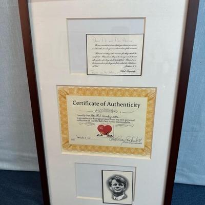 Lot Number 96 Note from Ethel Kennedy to Lucille Ball and Desi Arnaz