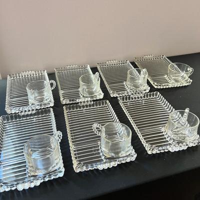 MCM Hazel Atlas-Sip Snack Smoke Crystal Sets
