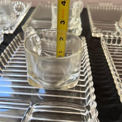 MCM Hazel Atlas-Sip Snack Smoke Crystal Sets