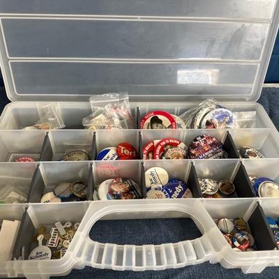 Lot 105 various political buttons