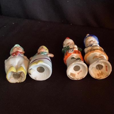 Large Collection of Antique Salt & Pepper Shakers (K-HS)