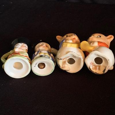 Large Collection of Antique Salt & Pepper Shakers (K-HS)