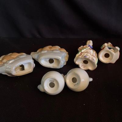 Large Collection of Antique Salt & Pepper Shakers (K-HS)