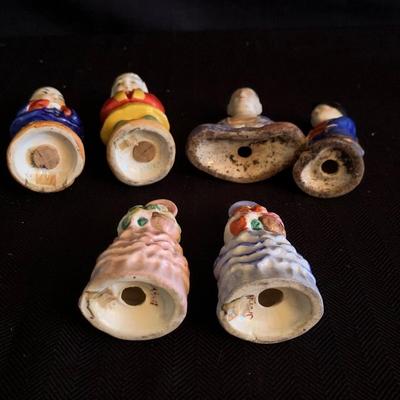 Large Collection of Antique Salt & Pepper Shakers (K-HS)