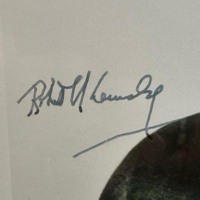 Lot 102 Signed Robert Kennedy framed photograph