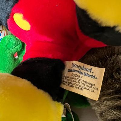 Vintage Stuffed Animal Lot - Snoopy, Mickey, Boyds Bears + More
