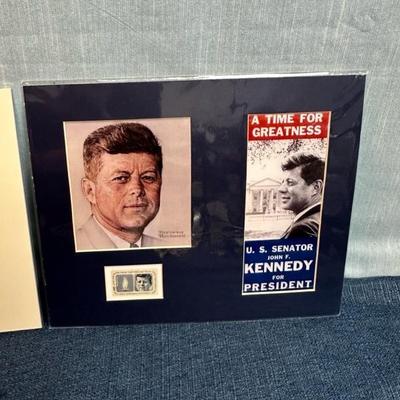 Lot  109 JFK first day covers and stamps