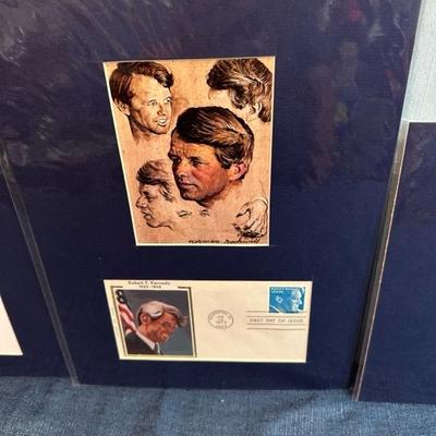 Lot 110 Kennedy and Biden first day covers and stamps