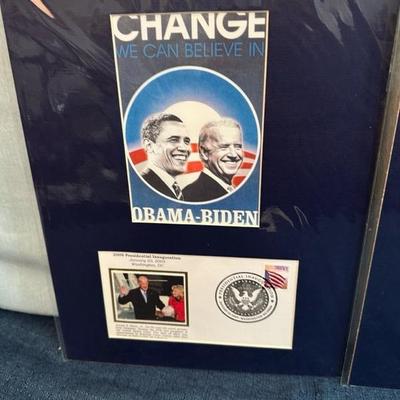 Lot 110 Kennedy and Biden first day covers and stamps