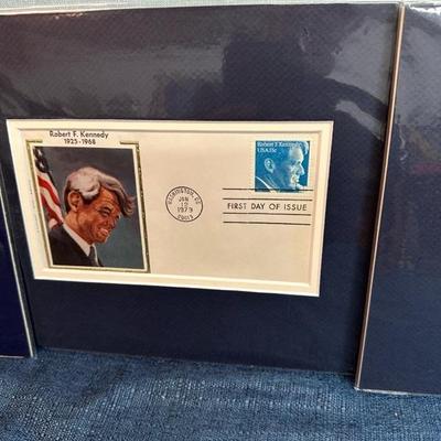 Lot 112 Kennedy, first day covers and stamps