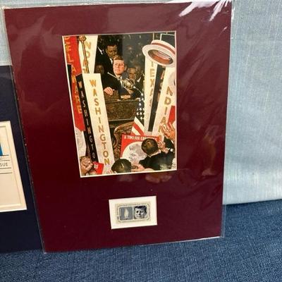 Lot 112 Kennedy, first day covers and stamps