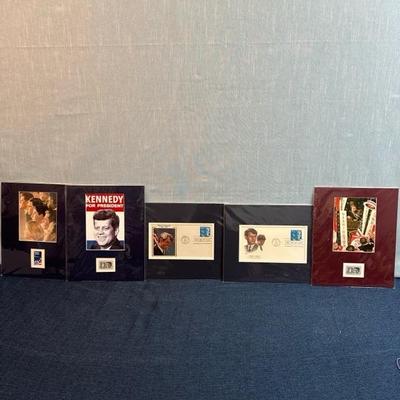 Lot 112 Kennedy, first day covers and stamps