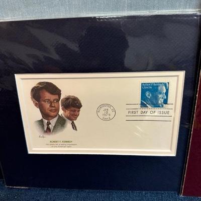 Lot 112 Kennedy, first day covers and stamps