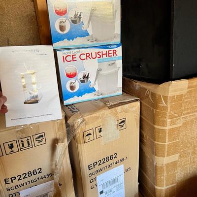 4 NIB Ice Crushers - 2 Hand, 2 Electric