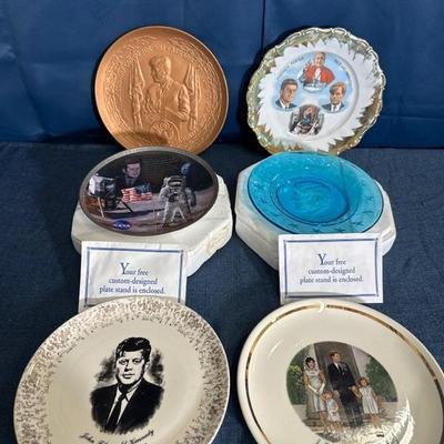 Lot 113 Variety of Kennedy related collector plates