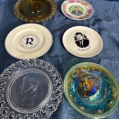 Lot 114 variety of John F Kennedy plates