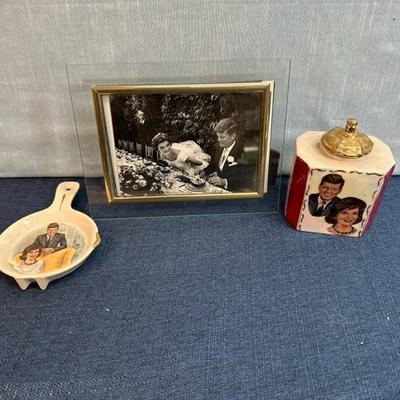 Lot 116 John F Kennedy in Jacqueline Kennedy items