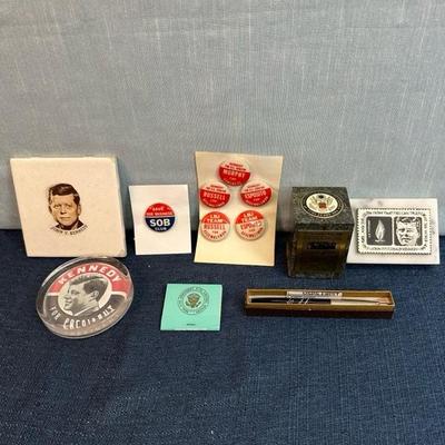 Lot 117 variety of Kennedy memorabilia
