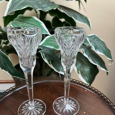 Waterford candle sticks