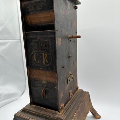 French Cast Iron Mechanical Rotisserie from 19th Century