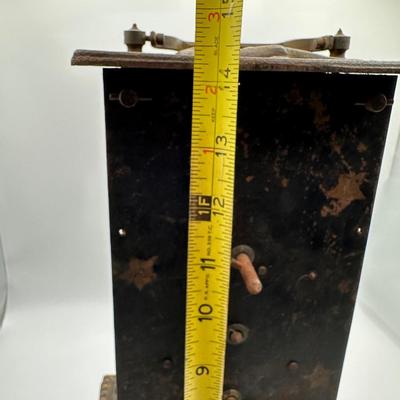 French Cast Iron Mechanical Rotisserie from 19th Century