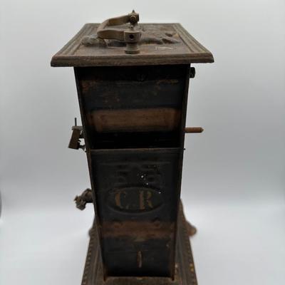 French Cast Iron Mechanical Rotisserie from 19th Century