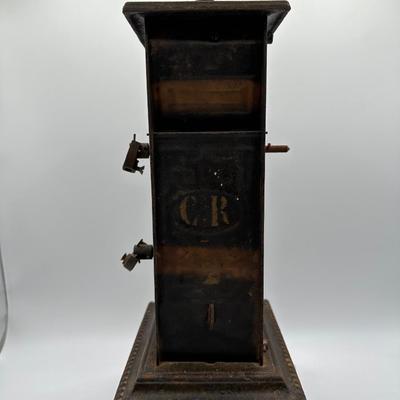 French Cast Iron Mechanical Rotisserie from 19th Century