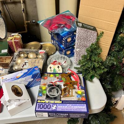 Lot of Christmas Holiday Decorations