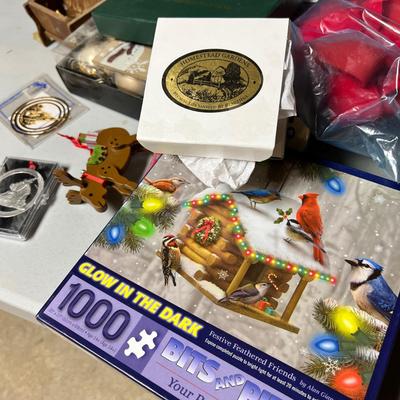 Lot of Christmas Holiday Decorations
