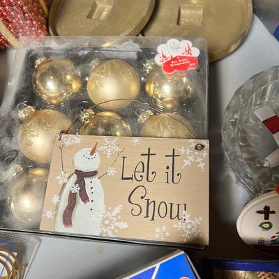 Lot of Christmas Holiday Decorations