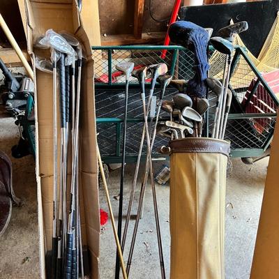 Big Lot of Golf Clubs - Some New / Some Vintage