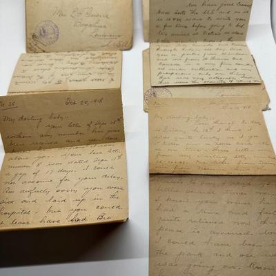 WW1 Letters From Soldier To Wife