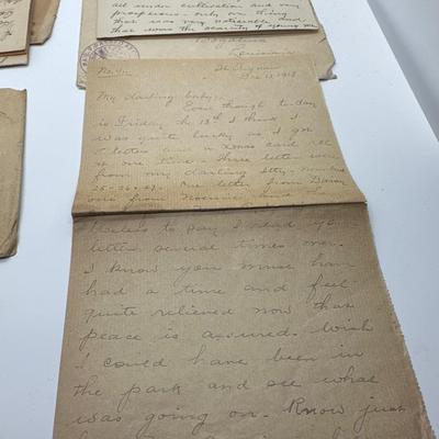 WW1 Letters From Soldier To Wife