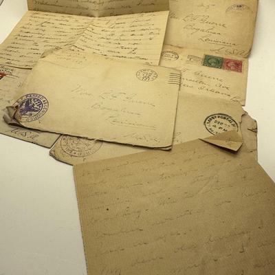 WW1 Letters From Soldier To Wife